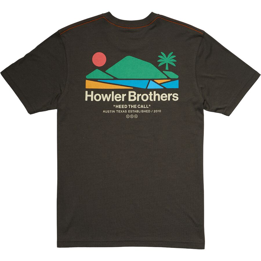 Backcountry Howler Brothers Select T-Shirt - Men's Bahia De Howler/Antique Black