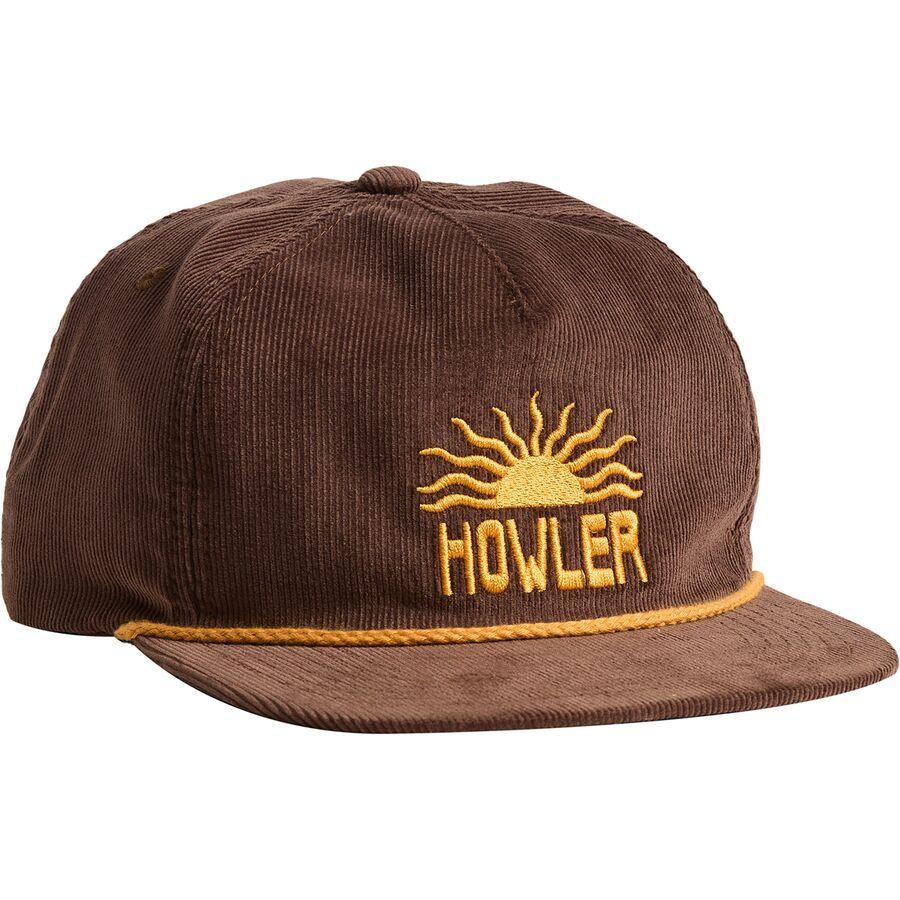 backcountry Howler Brothers Unstructured Snapback Hat El Sol : Brown Corduroy