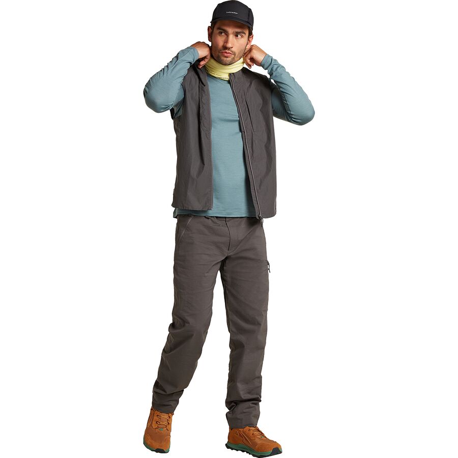 Backcountry Icebreaker 200 Oasis LS Crew Top - Men's Blue Ash