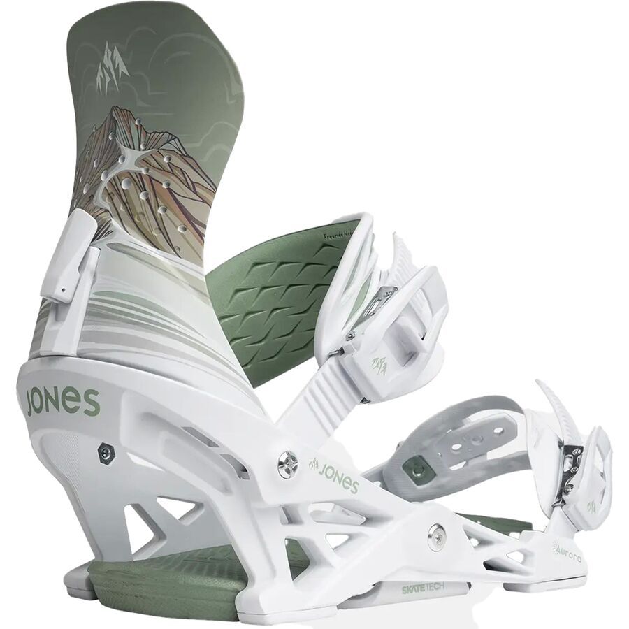 backcountry Jones Snowboards Aurora Binding - 2025 - Women's White/Art