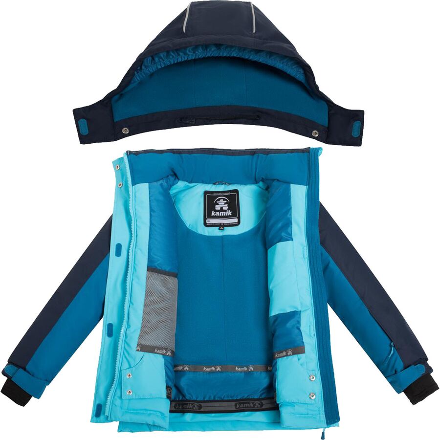 Backcountry Kamik Evie Snow Jacket - Girls' - 2024 Cyan/Midnight