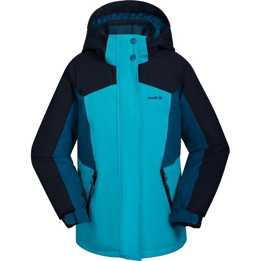 backcountry Kamik Evie Snow Jacket - Girls' - 2024 Cyan/Midnight