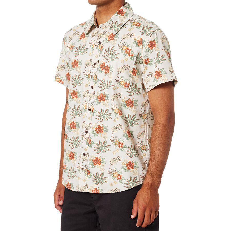 Backcountry Katin Benji Short-Sleeve Shirt - Men's Silver Birch