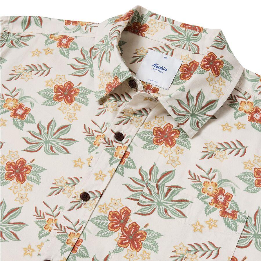 Backcountry Katin Benji Short-Sleeve Shirt - Men's Silver Birch