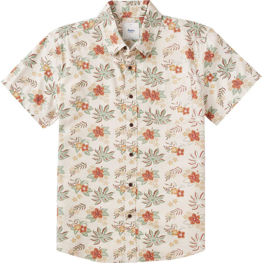 Backcountry Katin Benji Short-Sleeve Shirt - Men's Silver Birch