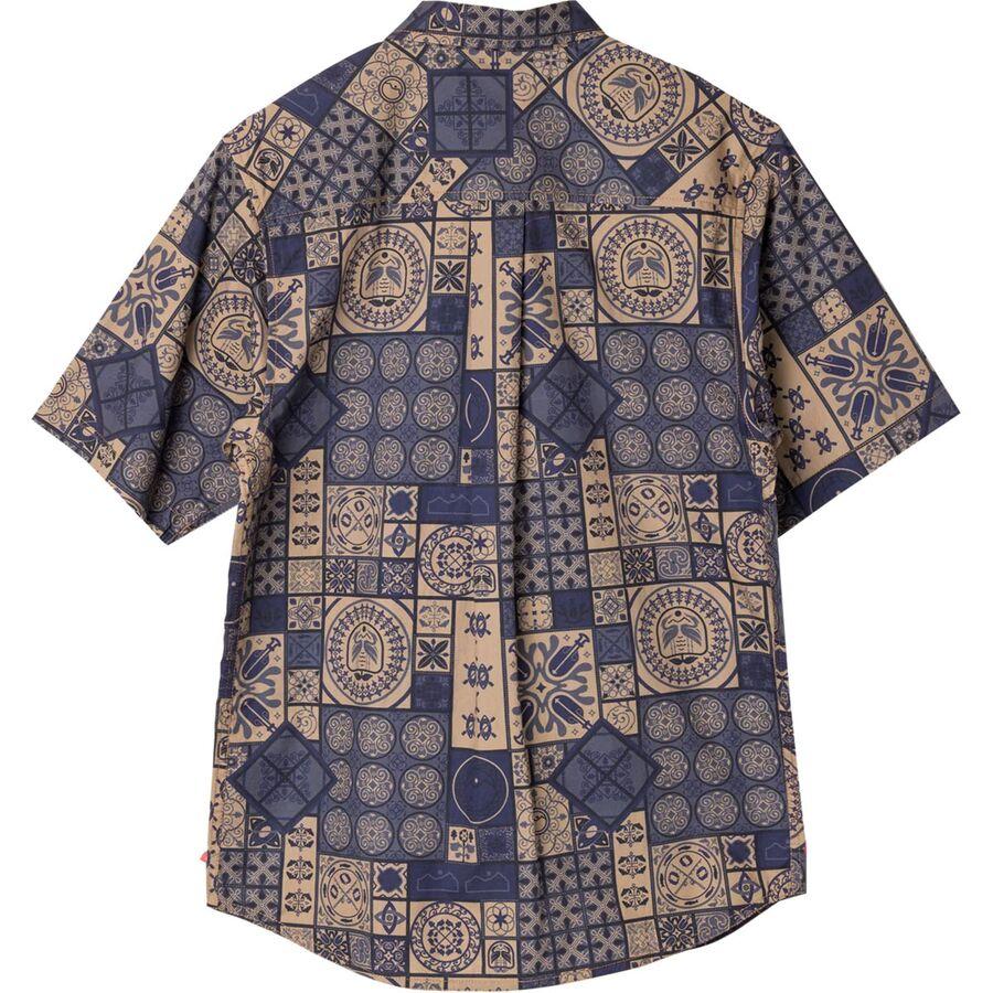 Backcountry KAVU Festaruski Short-Sleeve Shirt - Men's Adventure Tile