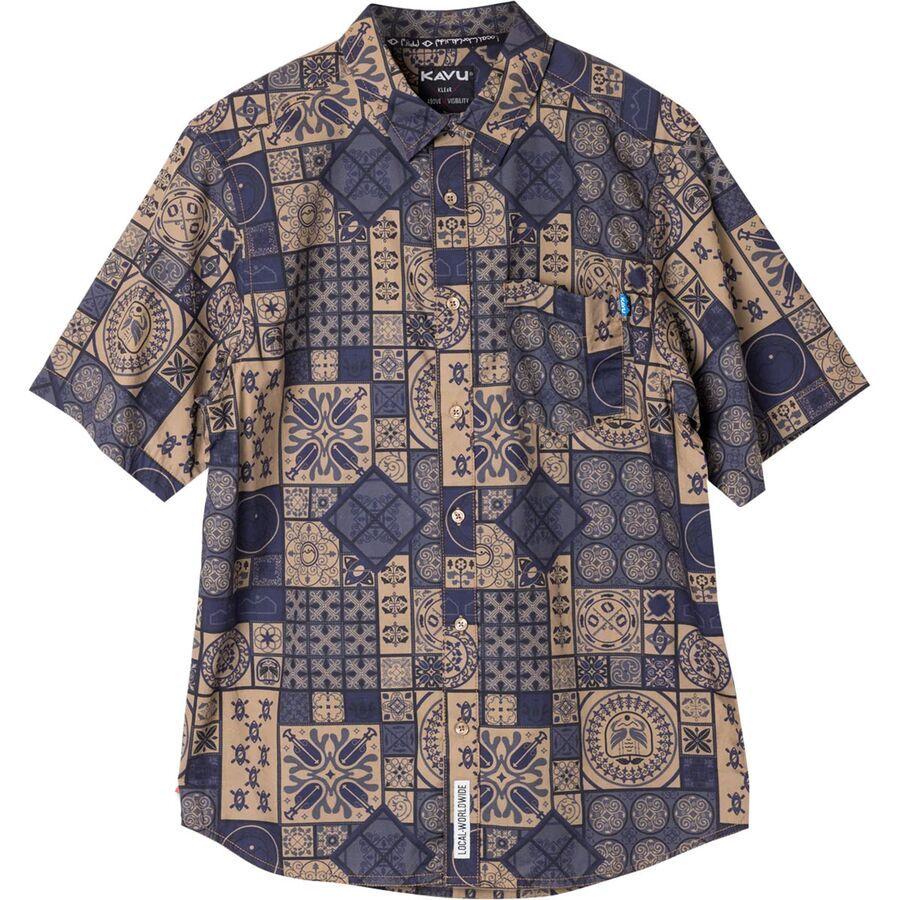 backcountry KAVU Festaruski Short-Sleeve Shirt - Men's Adventure Tile