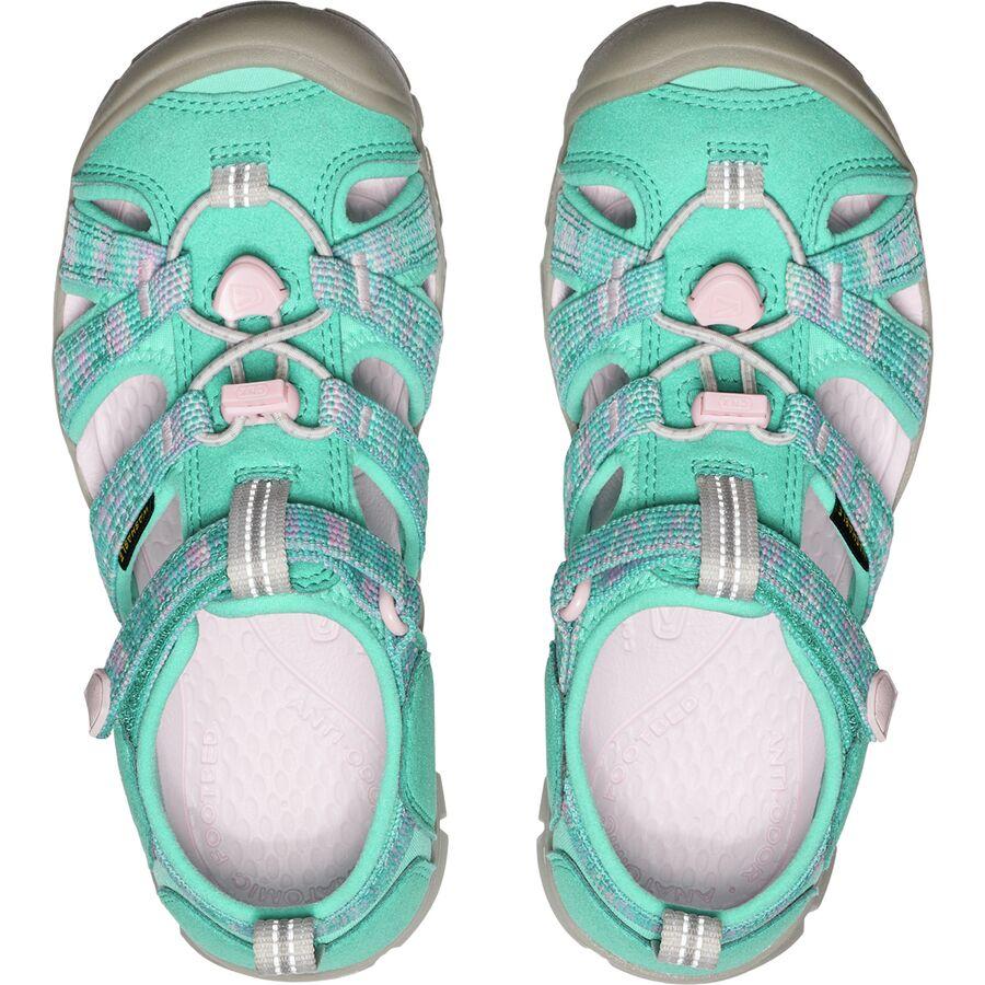 Backcountry KEEN Seacamp II CNX Sandal - Kids' Bright Aqua/Pink-A-Boo