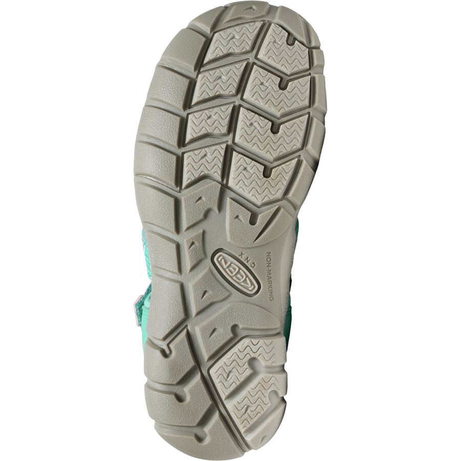 Backcountry KEEN Seacamp II CNX Sandal - Kids' Bright Aqua/Pink-A-Boo