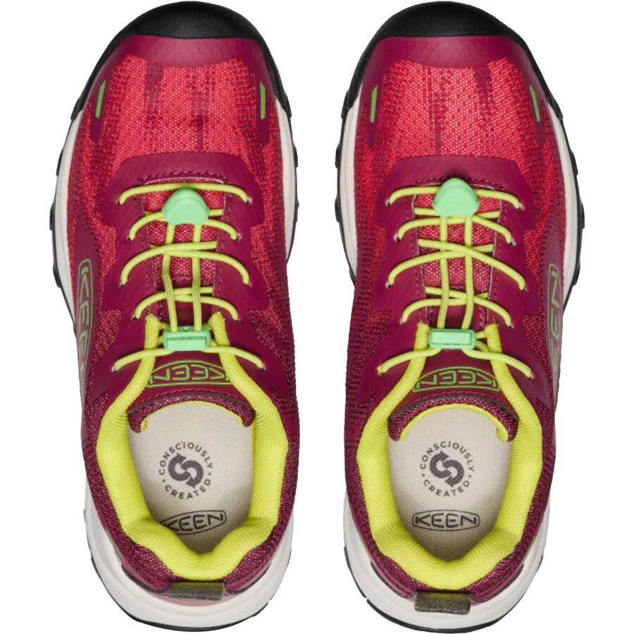 Backcountry KEEN Wanduro Speed Shoe - Kids' Beaujolais/Summer Green