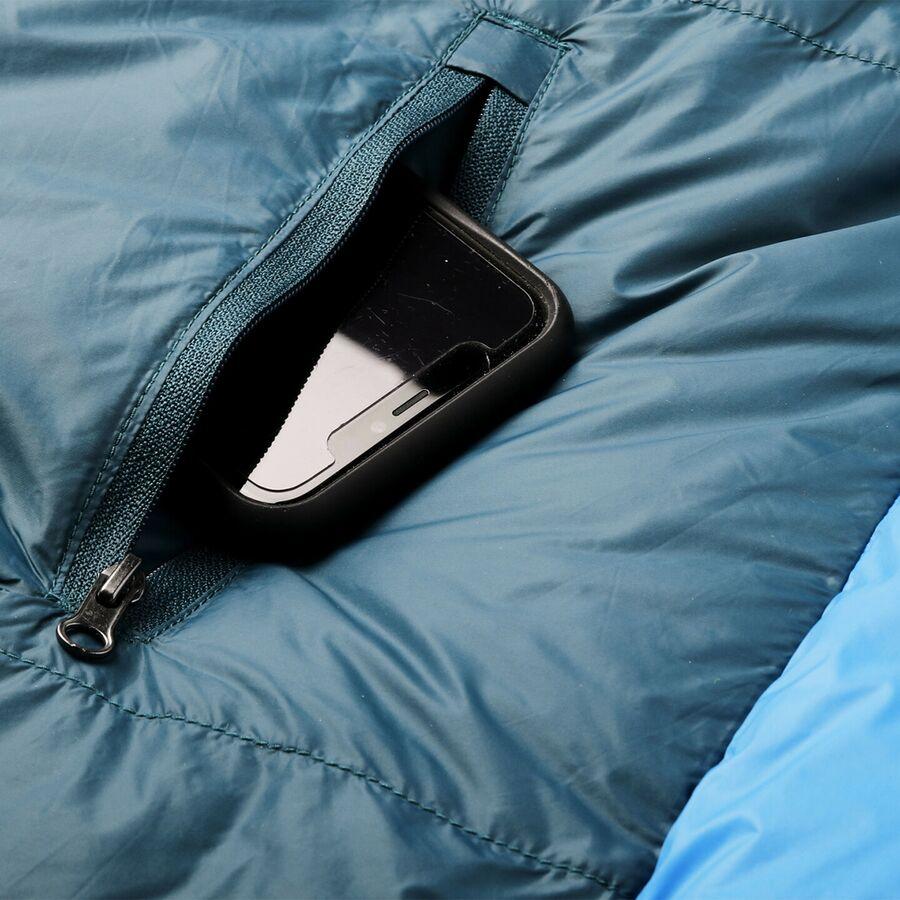 Backcountry Kelty Cosmic Ultra 800 DriDown Sleeping Bag: 20F Down Tapestry Blue/Dark Shadow
