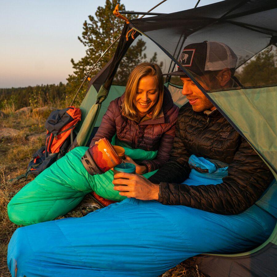 Backcountry Kelty Cosmic Ultra 800 DriDown Sleeping Bag: 20F Down Tapestry Blue/Dark Shadow
