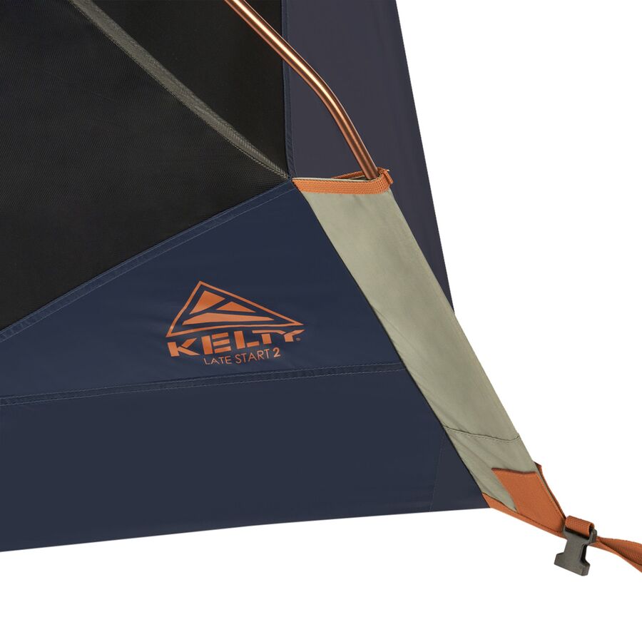 Backcountry Kelty Late Start Tent: 2-Person 3-Season Sea Spray/Pageant Blue