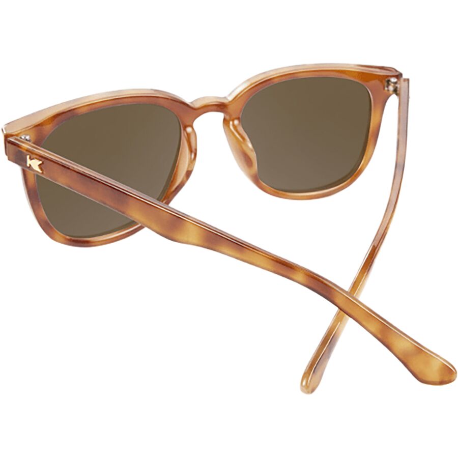Backcountry Knockaround Paso Robles Polarized Sunglasses Blonde Glossy Tortoise Shell/Amber