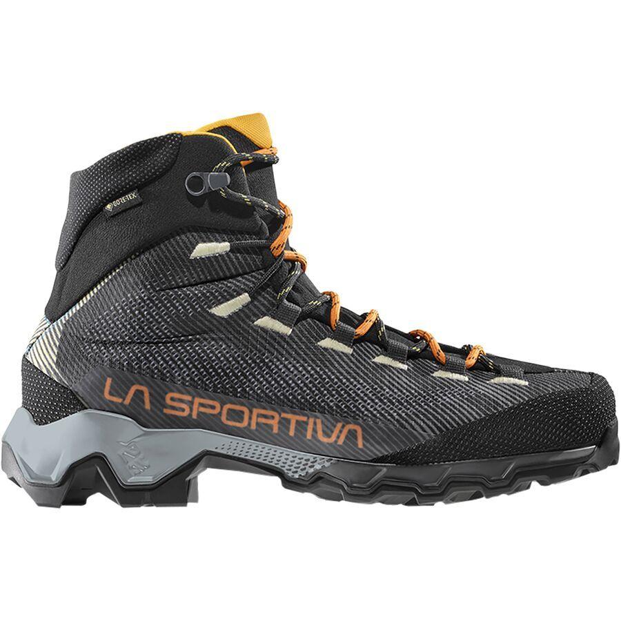 backcountry La Sportiva Aequilibrium Hike GTX Boot - Men's Carbon/Papaya