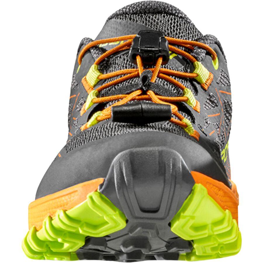 Backcountry La Sportiva Bushido II Trail Running Shoe - Kids' Carbon/Hawaiian Sun