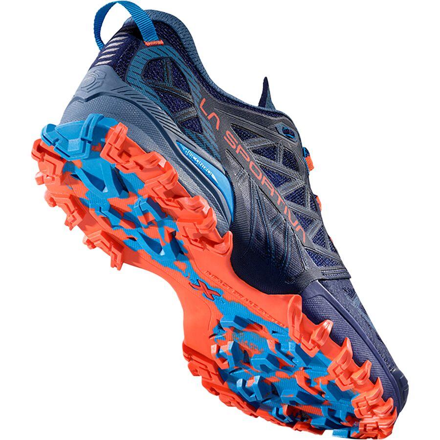 Backcountry La Sportiva Bushido III Wide Trail Running Shoe - Men's Deep Sea/Cherry Tomato W