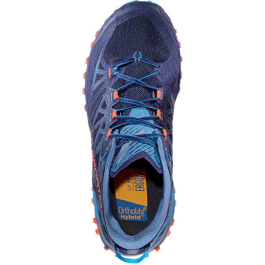 Backcountry La Sportiva Bushido III Wide Trail Running Shoe - Men's Deep Sea/Cherry Tomato W