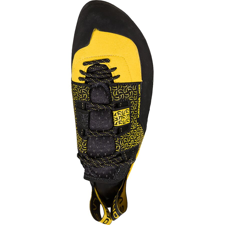 Backcountry La Sportiva Katana Lace Vibram XS Edge Climbing Shoe Yellow/Black