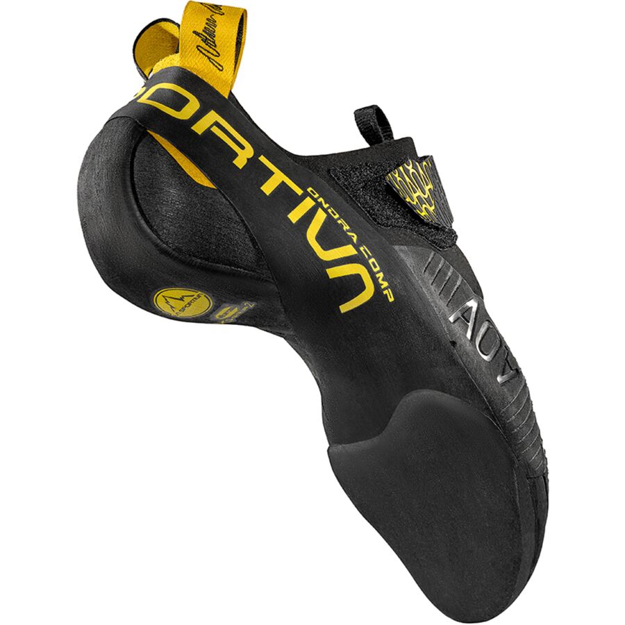 Backcountry La Sportiva Ondra Comp Climbing Shoe - Men's Black/Yellow
