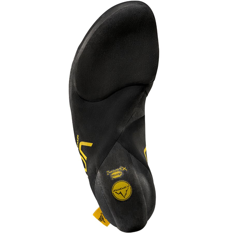 Backcountry La Sportiva Ondra Comp Climbing Shoe - Men's Black/Yellow