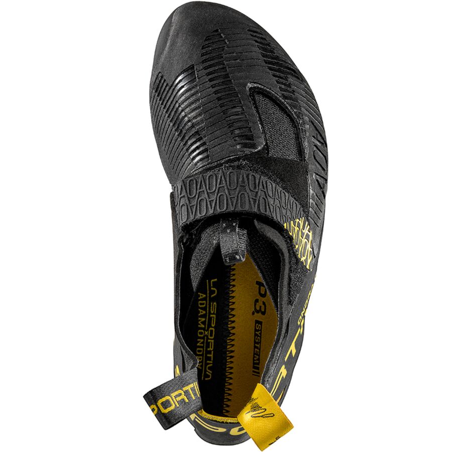 Backcountry La Sportiva Ondra Comp Climbing Shoe - Men's Black/Yellow