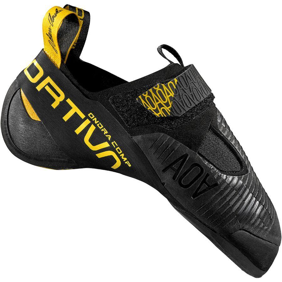 backcountry La Sportiva Ondra Comp Climbing Shoe - Men's Black/Yellow