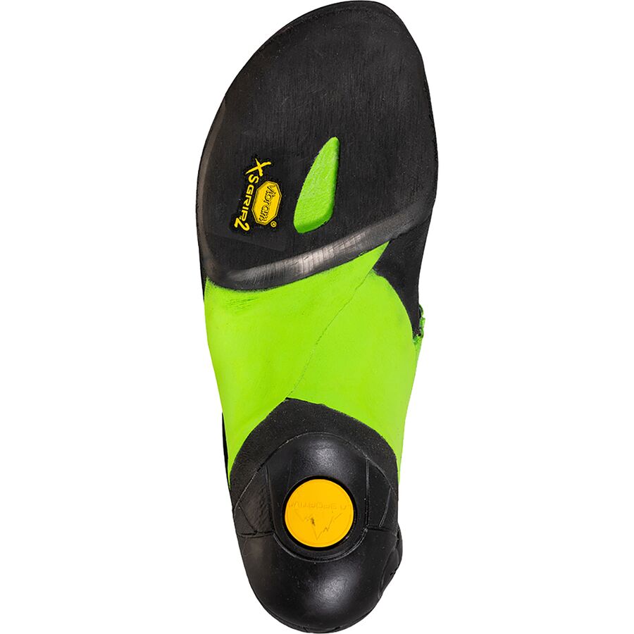Backcountry La Sportiva Skwama Vegan Climbing Shoe Black/Flash Green