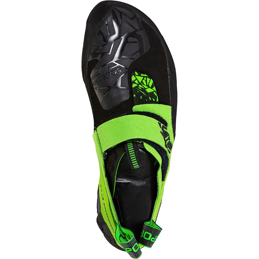 Backcountry La Sportiva Skwama Vegan Climbing Shoe Black/Flash Green