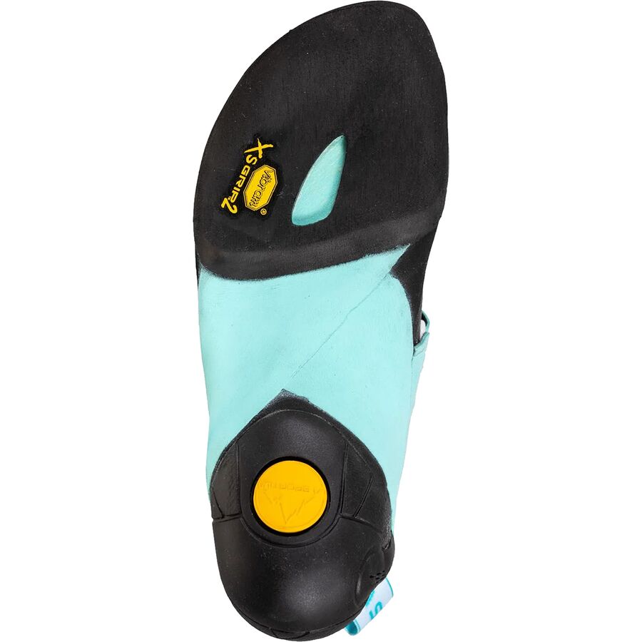 Backcountry La Sportiva Skwama Vegan Climbing Shoe - Women's Carbon/Turquoise