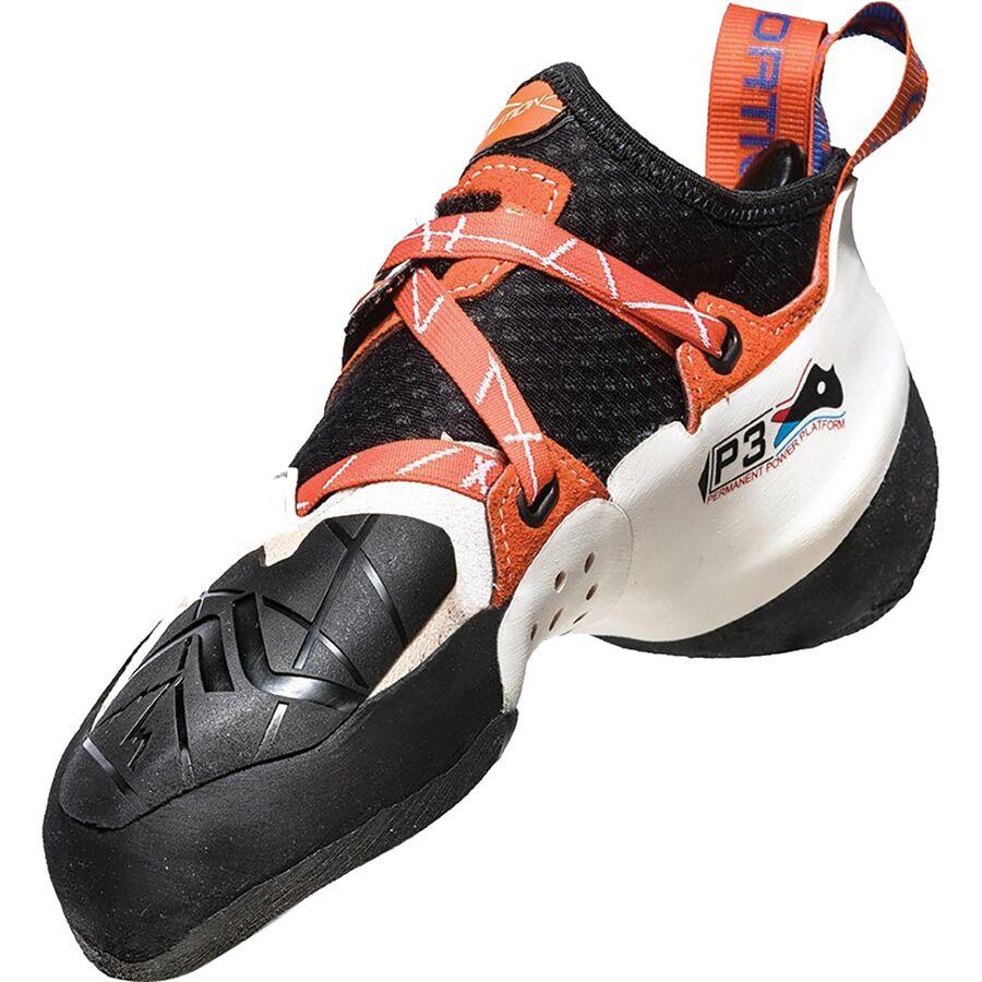 Backcountry La Sportiva Solution Climbing Shoe - Women's White/Lily Orange