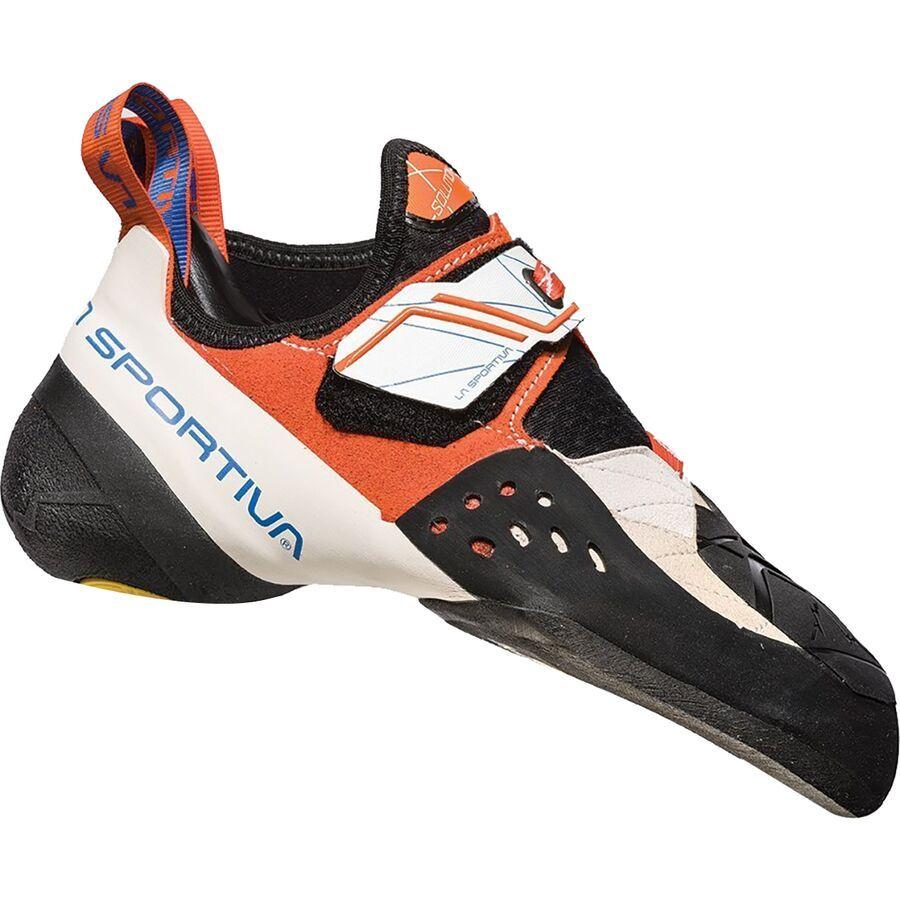 backcountry La Sportiva Solution Climbing Shoe - Women's White/Lily Orange