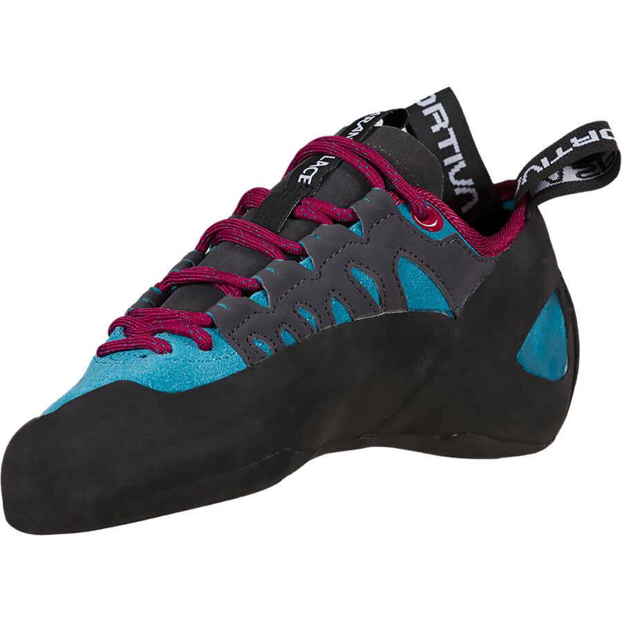Backcountry La Sportiva Tarantulace Climbing Shoe - Women's Topaz/Red Plum