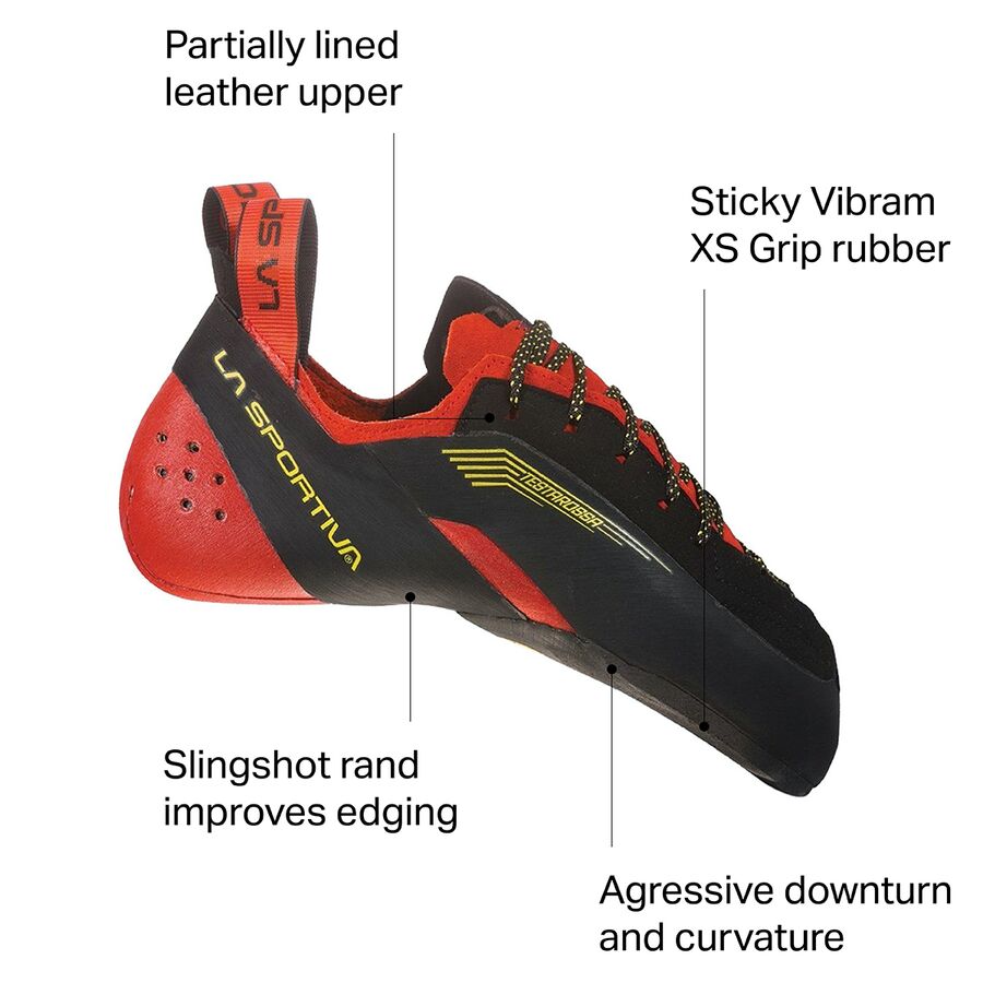 Backcountry La Sportiva Testarossa Climbing Shoe Red/Black
