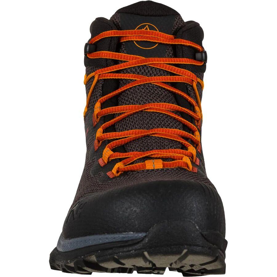 Backcountry La Sportiva TX Hike Mid GTX Hiking Boot - Men's Carbon/Saffron
