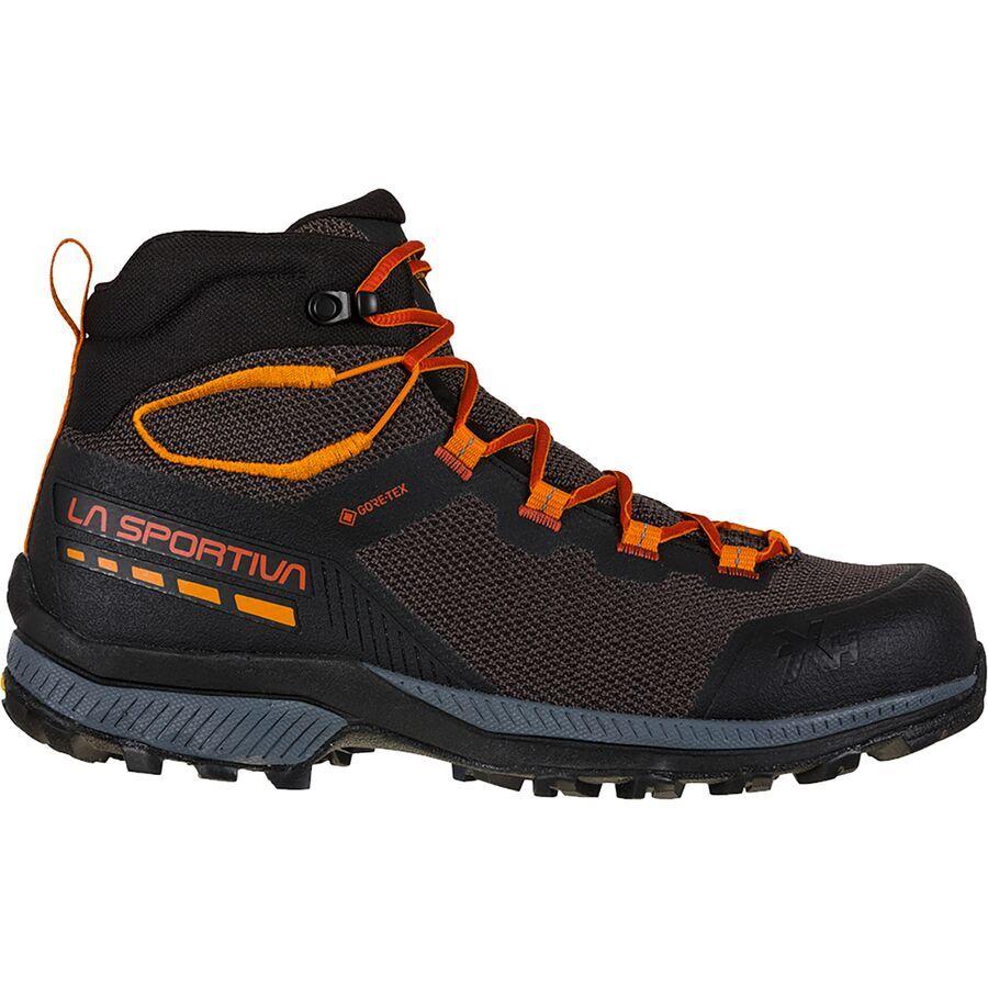 backcountry La Sportiva TX Hike Mid GTX Hiking Boot - Men's Carbon/Saffron
