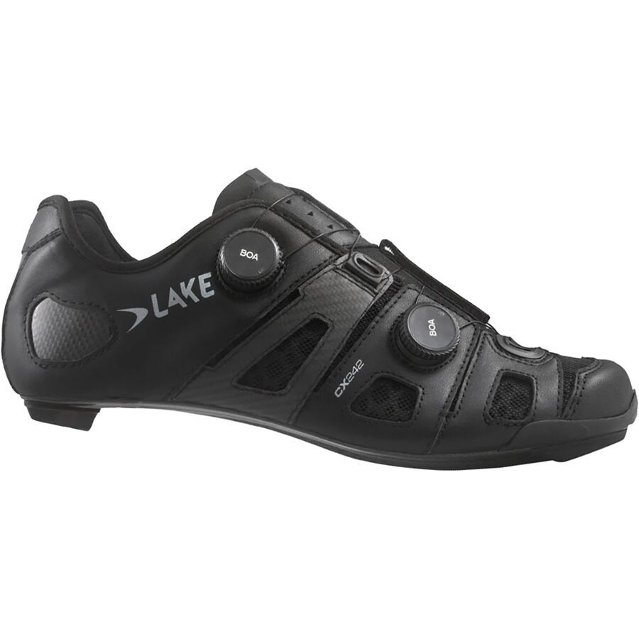 backcountry Lake CX242 Wide Cycling Shoe - Men's Black/Silver