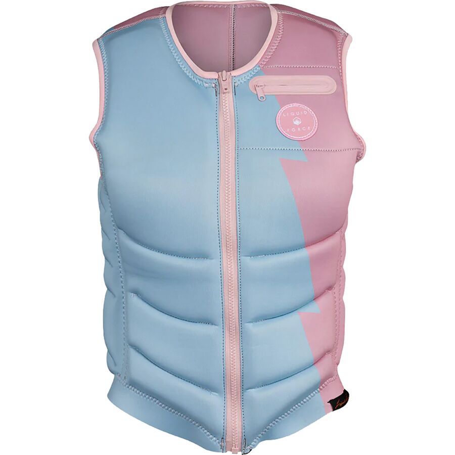 backcountry Liquid Force Breeze Claudia Comp Life Vest Blue/Rose