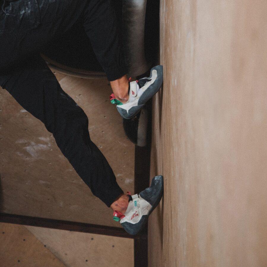 Backcountry Mad Rock Drone Comp Series Low Volume Climbing Shoe Tan/Rose Red/Aqua