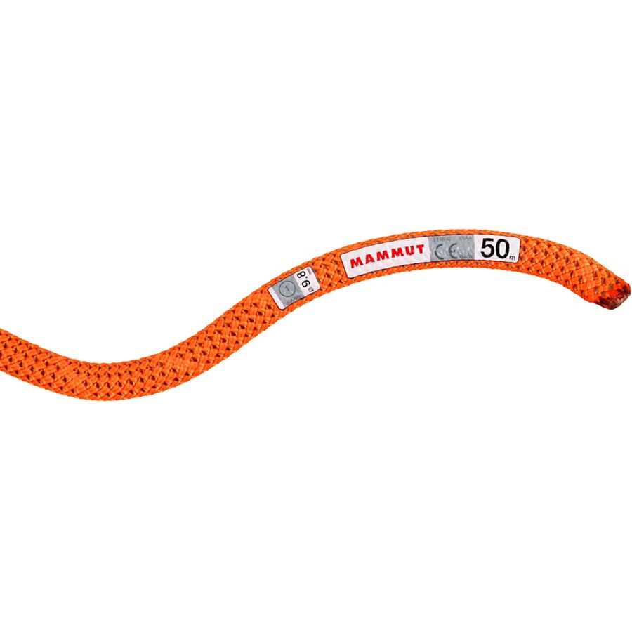 Backcountry Mammut Crag Dry Rope - 9.8mm Vibrant Orange/Boa