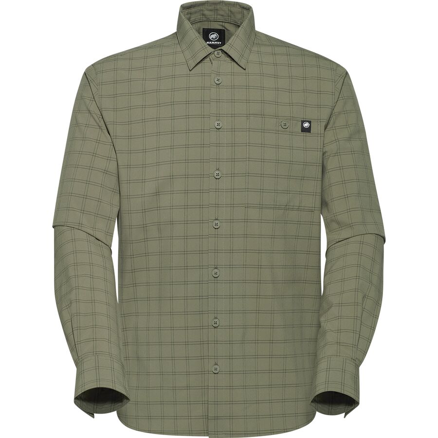 Backcountry Mammut Lenni Long-Sleeve Shirt - Men's Marsh/Dark Marsh