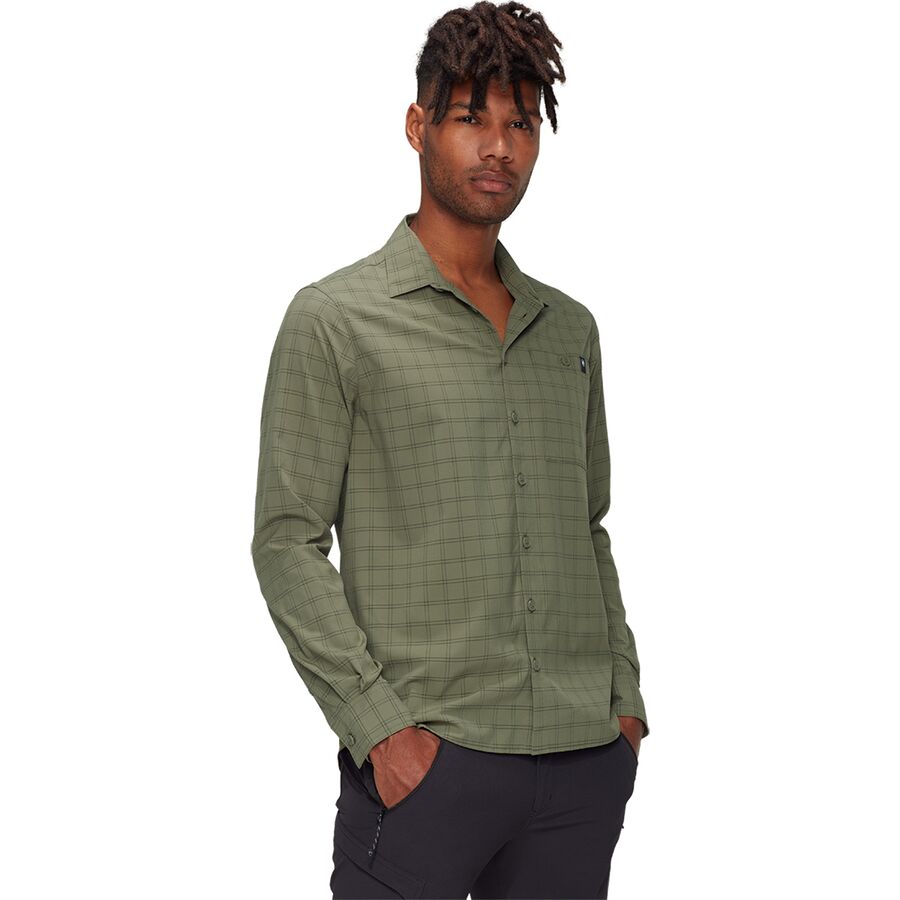 Backcountry Mammut Lenni Long-Sleeve Shirt - Men's Marsh/Dark Marsh