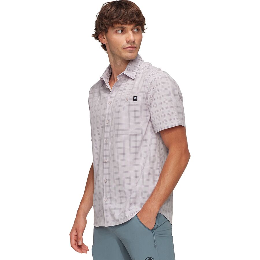 Backcountry Mammut Lenni Short-Sleeve Shirt - Men's Alpine Calamint/Lavandin
