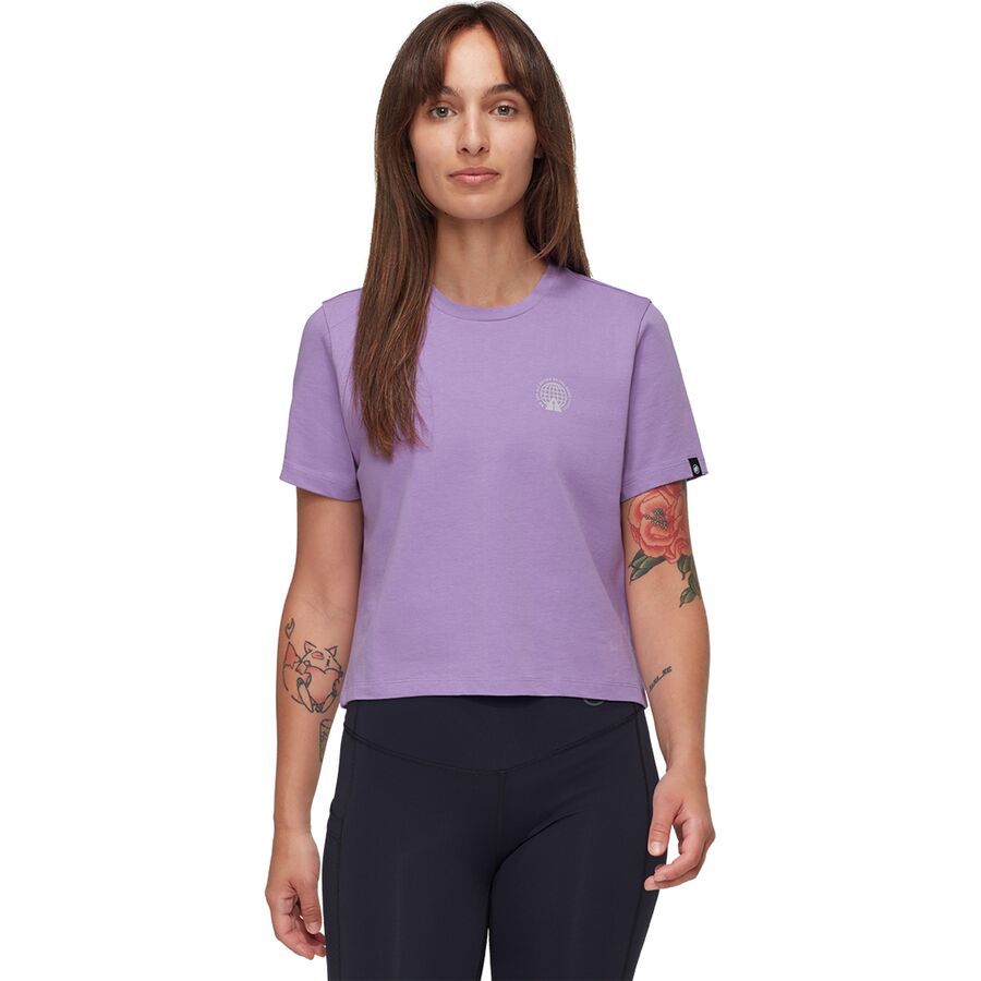 backcountry Mammut Massone Emblems Cropped T-Shirt - Women's Lavandin
