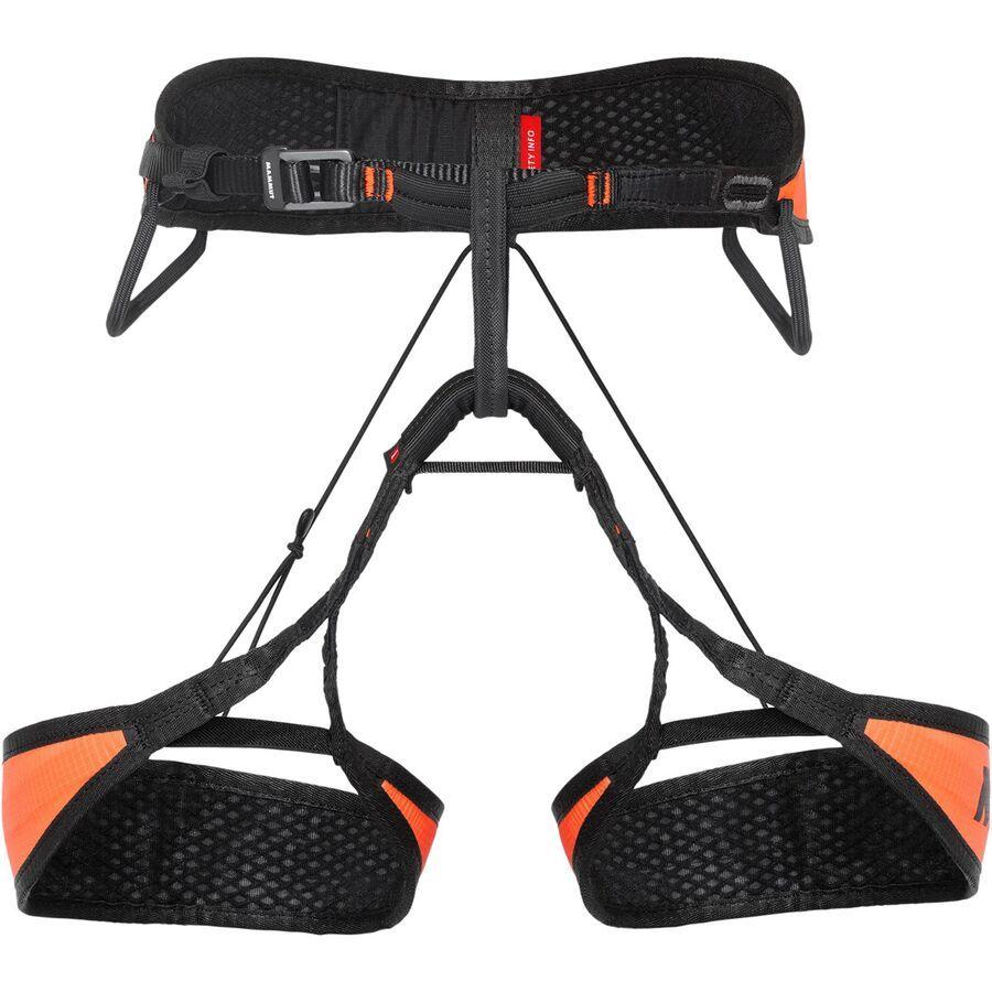 backcountry Mammut Sender Light Harness Vibrant Orange