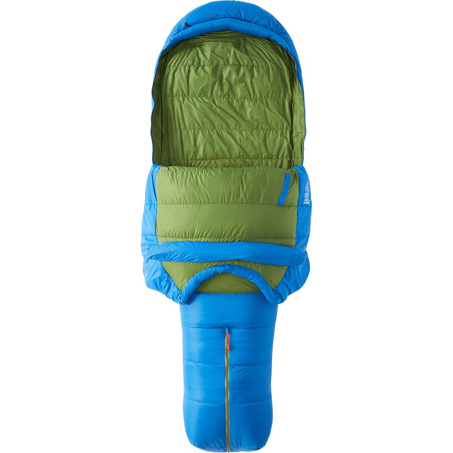 Backcountry Marmot Sawtooth Sleeping Bag: 15F Down Dark Azure/Foliage