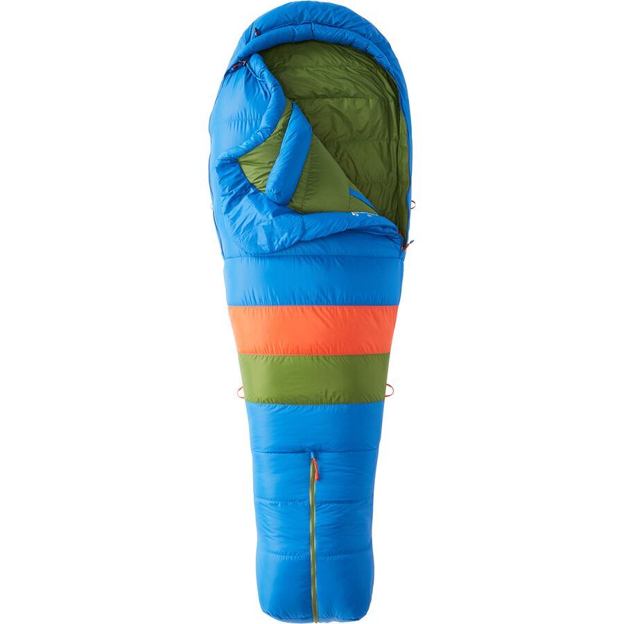 backcountry Marmot Sawtooth Sleeping Bag: 15F Down Dark Azure/Foliage