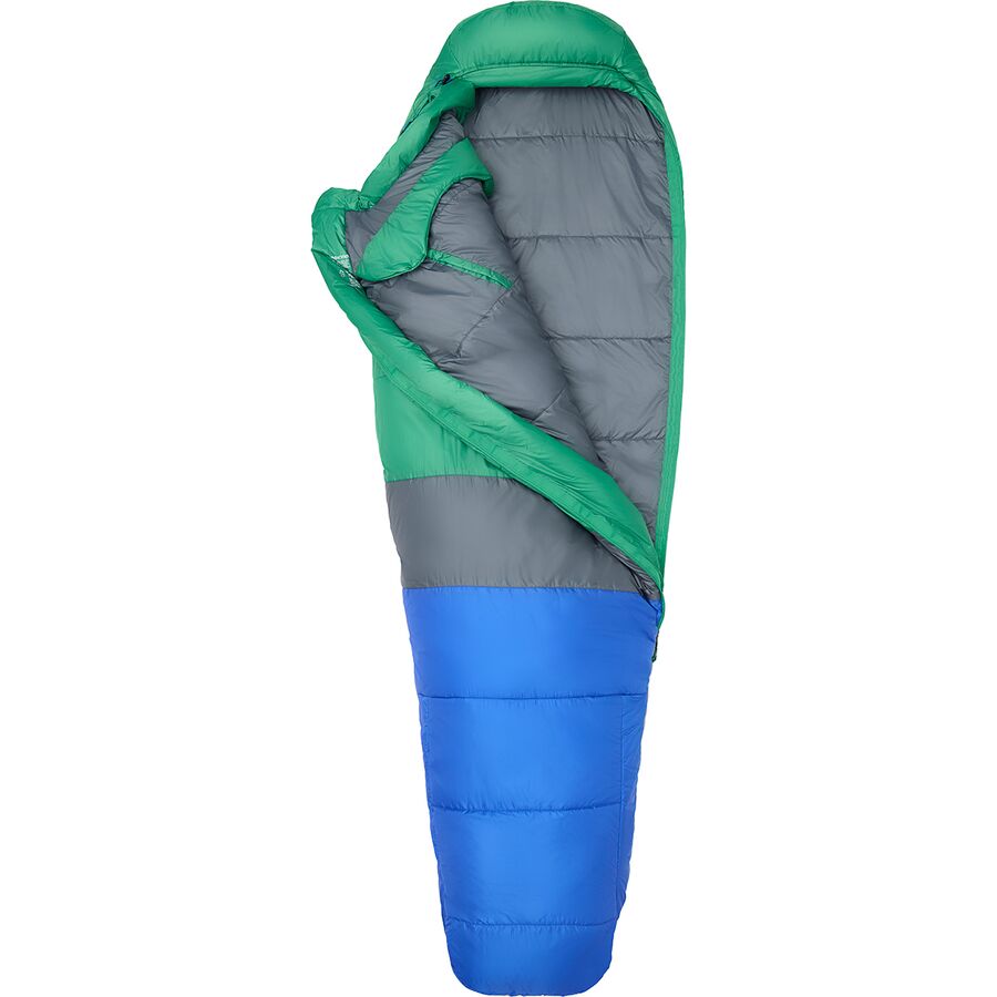 Backcountry Marmot Trestles Elite Eco 30 Sleeping Bag - Kids' Trail Blue/Clover