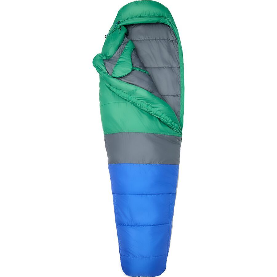 backcountry Marmot Trestles Elite Eco 30 Sleeping Bag - Kids' Trail Blue/Clover
