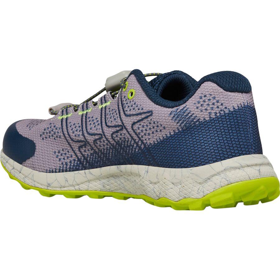 Backcountry Merrell Moab Flight Low A/C Hiking Shoe - Kids' Grey/Navy/Citron